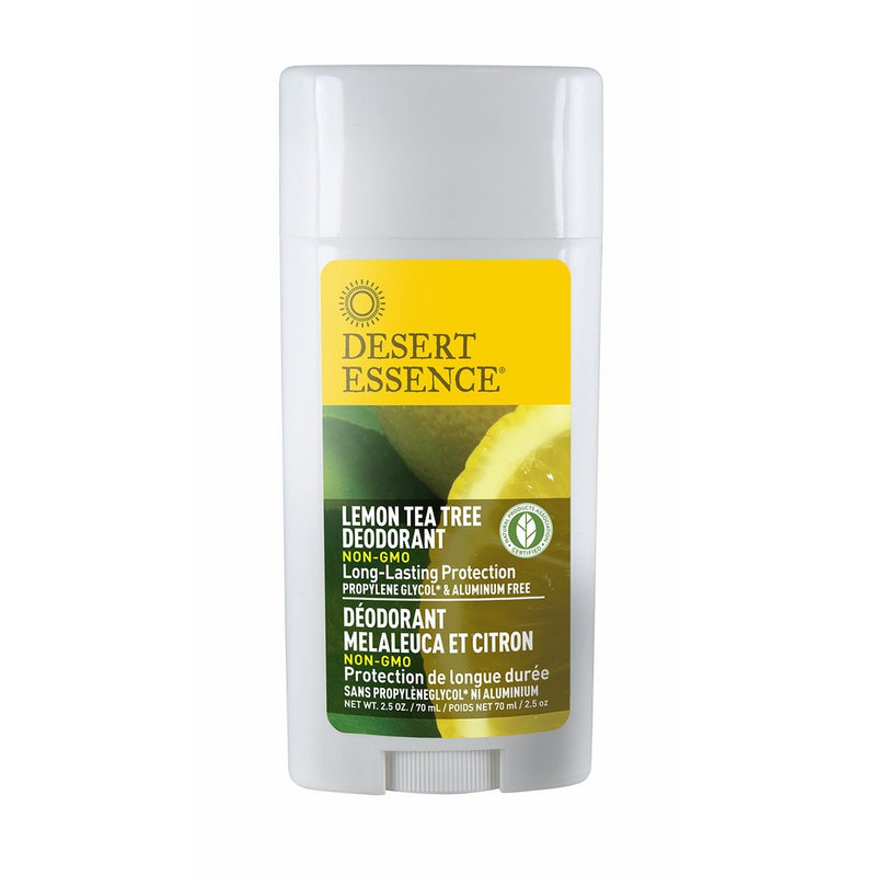 Desert Essence Lemon Tea Tree Deodorant - 2.5 oz