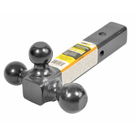 MaxxHaul 70270 Black Hollow Shaft Triple Ball Mount