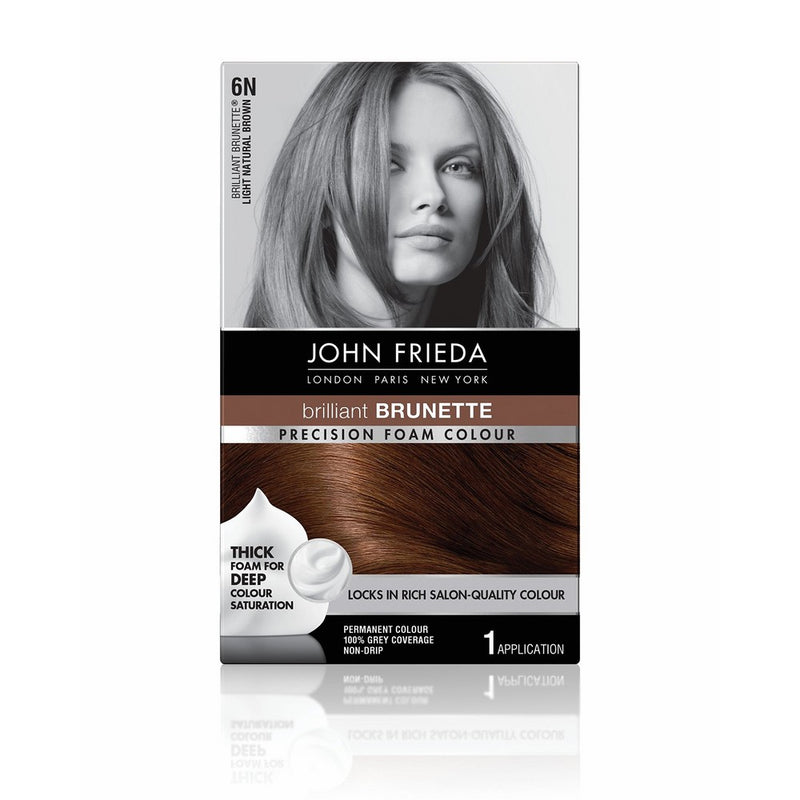 John Frieda Precision Foam Permanent Hair Colour in 5NBG Medium Chestnut Brown