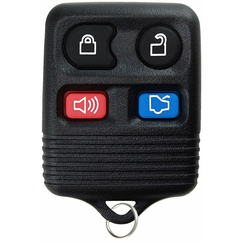 KeylessOption Replacement Keyless Entry Remote Control Car Key Fob - Black
