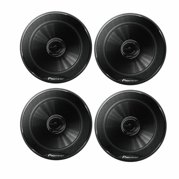 Pioneer TS-G1645R 2-Way 6-1/2" 500 Watt Car Audio Coaxial Speaker (2 Pairs) 6.5"