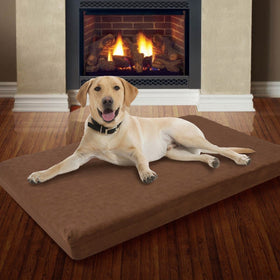 Destinie Large Memory Foam Dog Bed With Removable Cover 46" X 27"