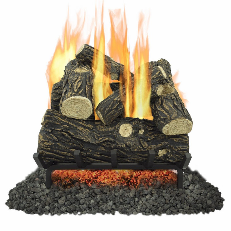 Pleasant Hearth VL-WO18D Willow Oak Vented Gas Log Set, 45000 BTU, 18"