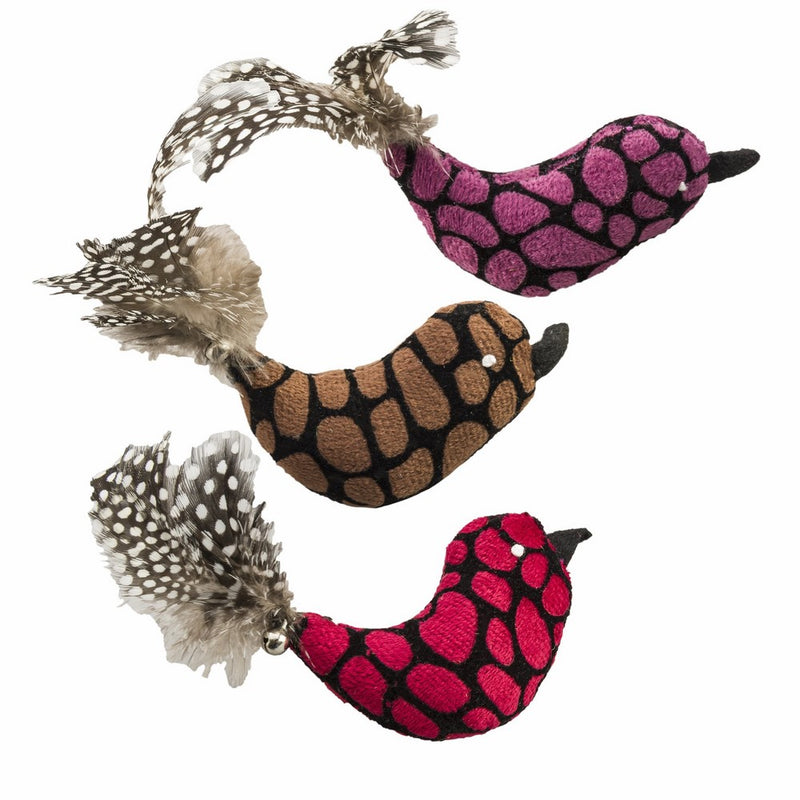 Ethical Pets Bird with Catnip Lil Softies Cat Toy, Assorted