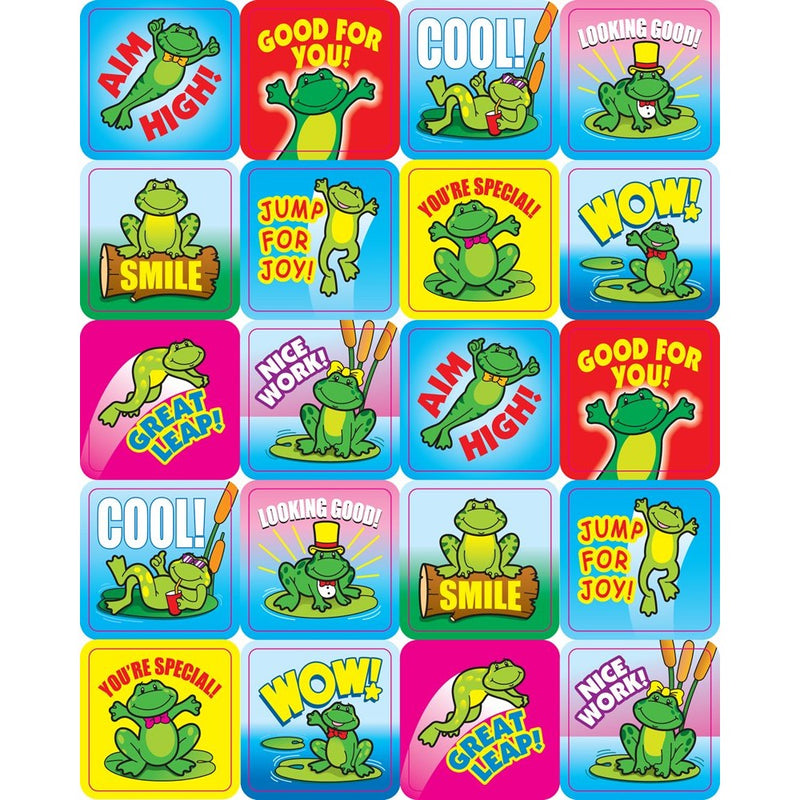 Carson Dellosa Frogs Motivational Stickers (0617)