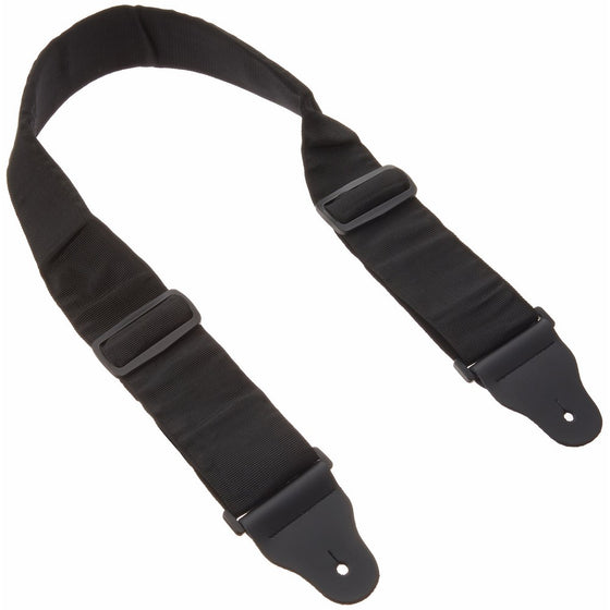 Planet Waves 3 Inch Wide Bass Guitar Strap w/Internal Pad, Black