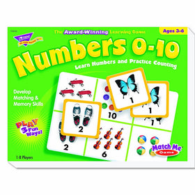 Numbers 0-10 T58102 Match Me Puzzle Game, Ages 3-6.
