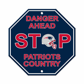 Fremont Die NFL New England Patriots Stop Sign