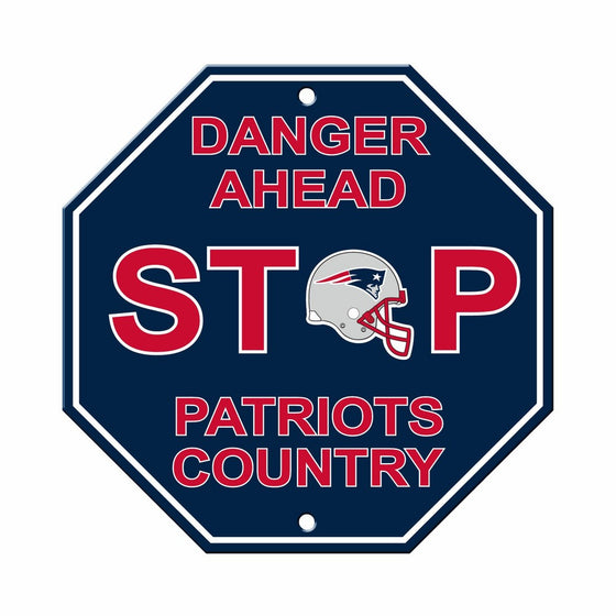 Fremont Die NFL New England Patriots Stop Sign