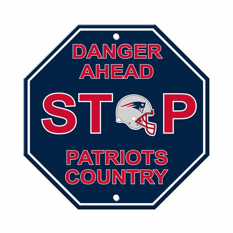 Fremont Die NFL New England Patriots Stop Sign