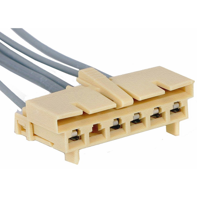 ACDelco PT199 GM Original Equipment 6-Way Female Black and Natural Colored Multi-Purpose Pigtail