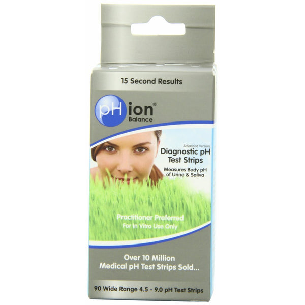 PHion Balance Diagnostic Ph Test Strips, 4.5-9.0 ph Range, 90-Count