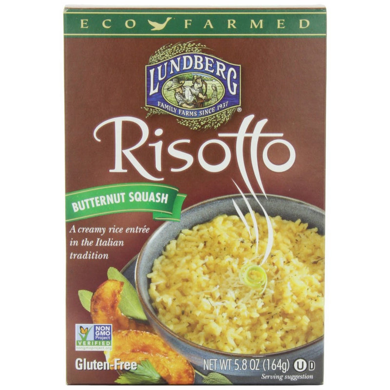 Lundberg Butternut Squash Risotto, 5.8-Ounce Boxes (Pack of 12)