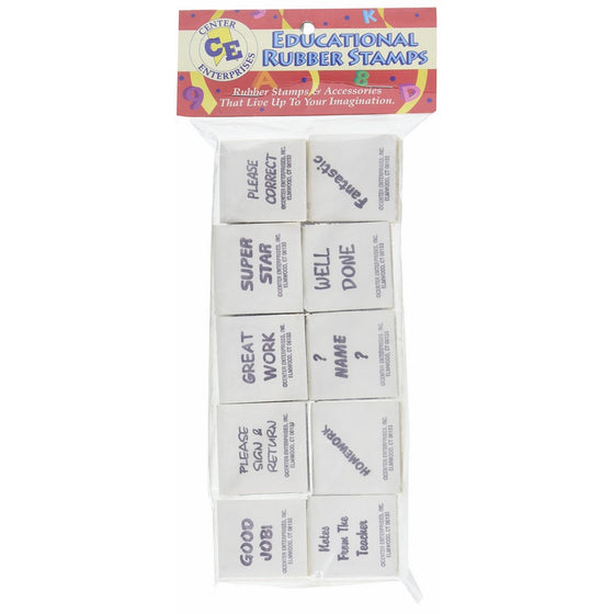 Center Enterprise CE1205 Teacher Kit Stamps (Pack of 10)