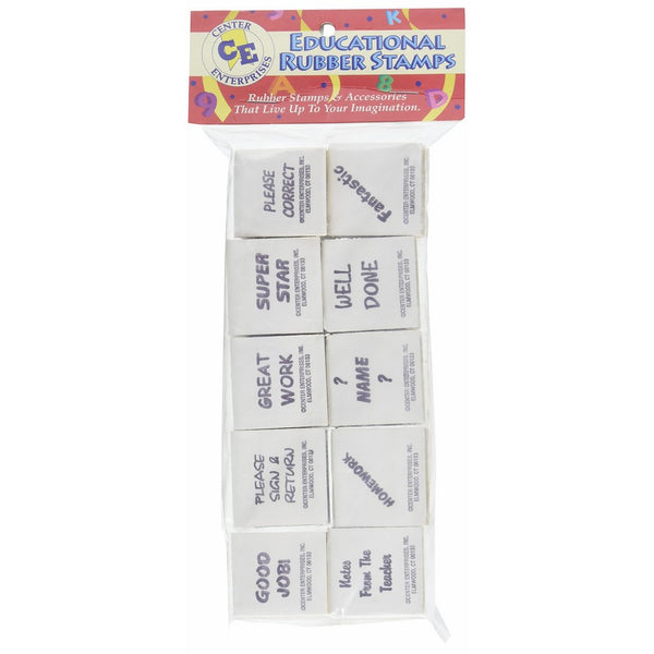 Center Enterprise CE1205 Teacher Kit Stamps (Pack of 10)