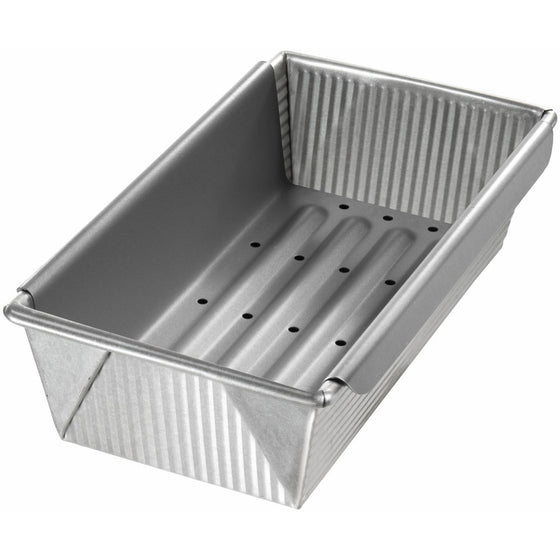 USA Pan Bakeware Aluminized Steel Meat Loaf Pan with Insert