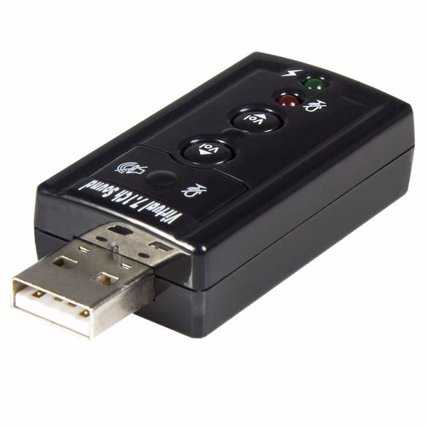 StarTech.com Virtual 7.1 USB Stereo Audio Adapter External Sound Card ICUSBAUDIO7