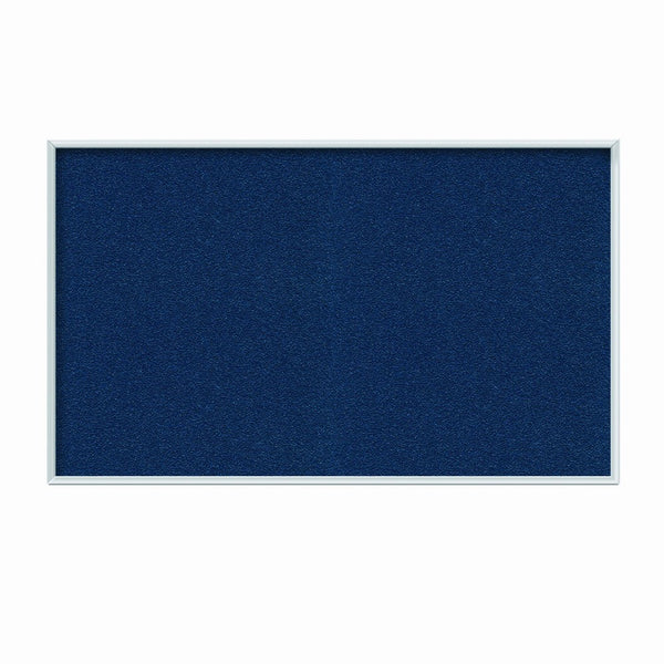 Ghent Navy Vinyl Bulletin Board, 48.5" x 60.5", Aluminum Frame, Made in the USA