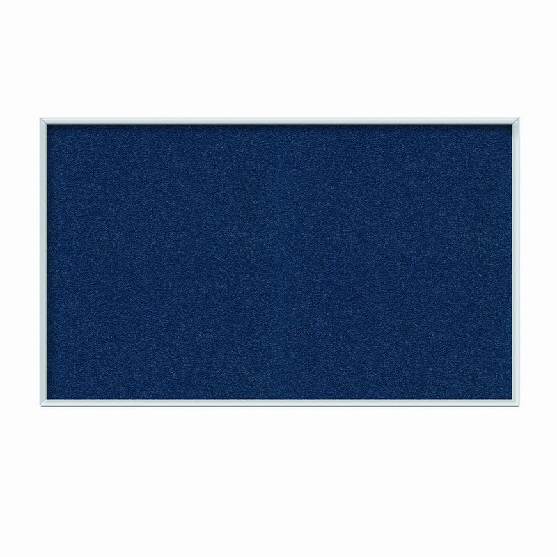 Ghent Navy Vinyl Bulletin Board, 48.5" x 60.5", Aluminum Frame, Made in the USA