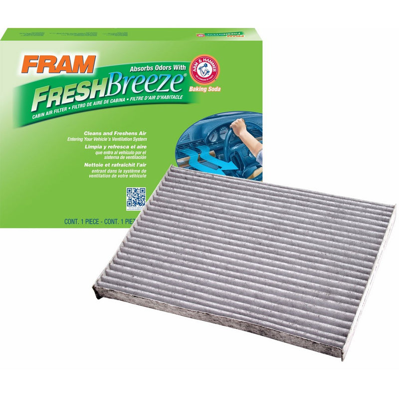 FRAM CF10550 Fresh Breeze Cabin Air Filter with Arm & Hammer