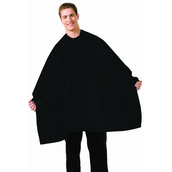 Betty Dain Seersucker Barber Cutting Cape, Solid Black