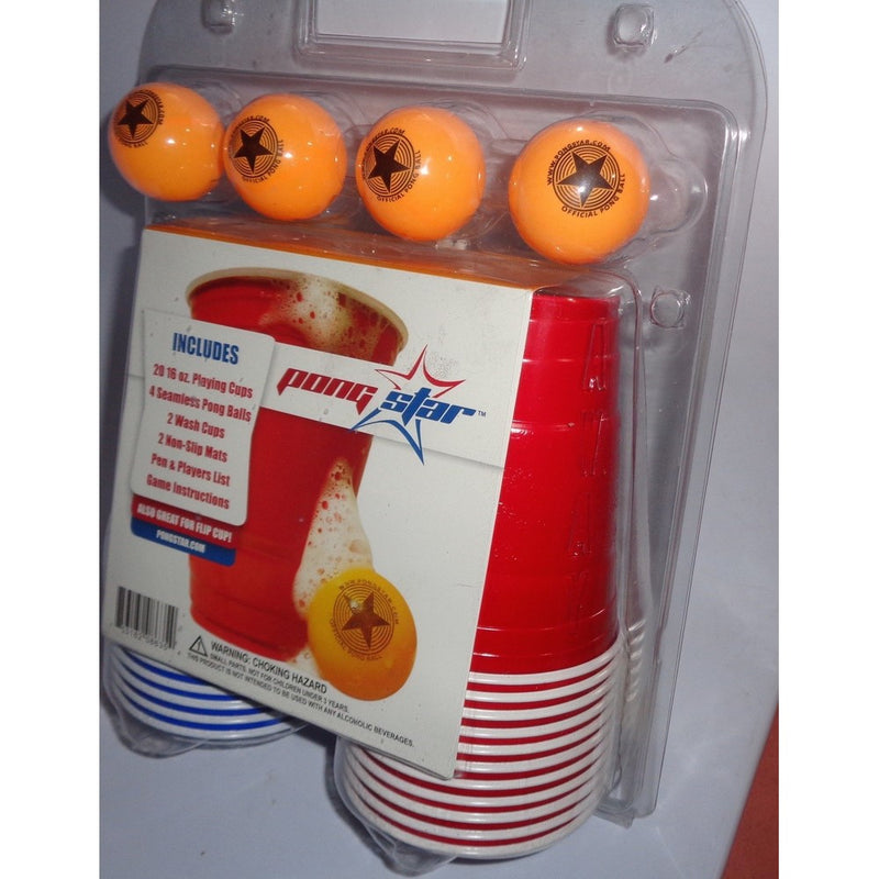 Pong Star Beer Cup Kit