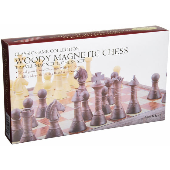 Woody Magnetic Travel Chess Set