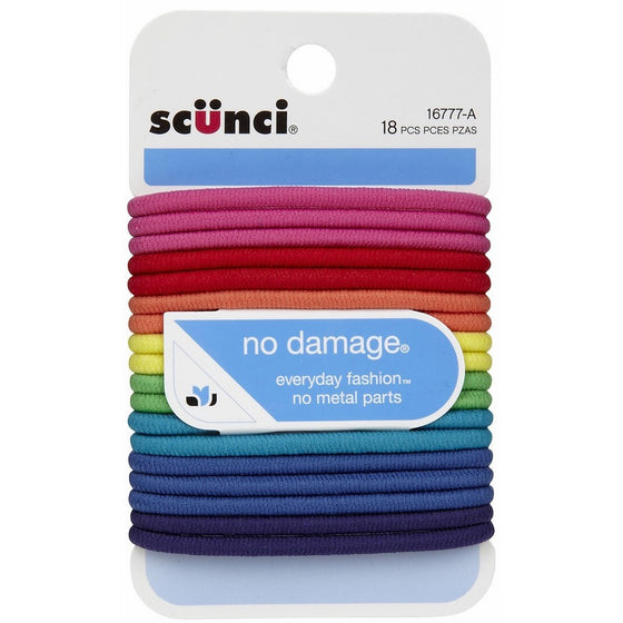 No Damage Elastic Hair Bands, Multi-Colored