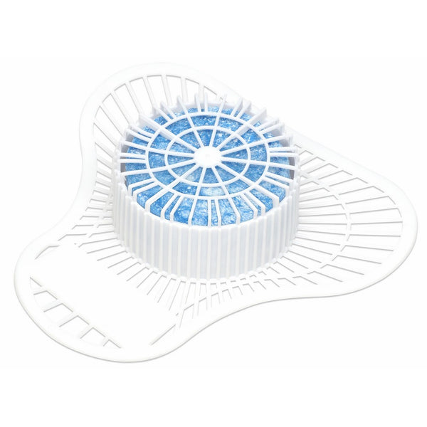 Big D 691 Extra Duty Urinal Screen with Non-Para Block, Clean Breeze Fragrance, 2000 Flushes (Pack of 12) - Ideal for restrooms in offices, schools, restaurants, hotels, stores