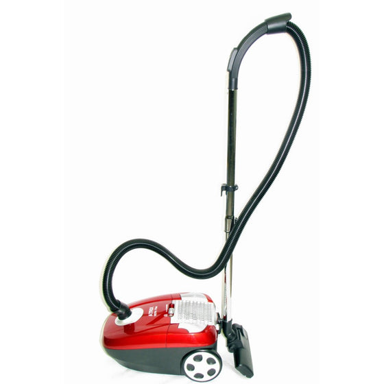 Atrix - Turbo Red AHC-1 Canister Vacuum with 6 Quart HEPA filter and Variable Speed