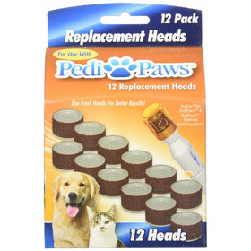 2 Packs of 12 Pedipaws Replacement Filing Heads