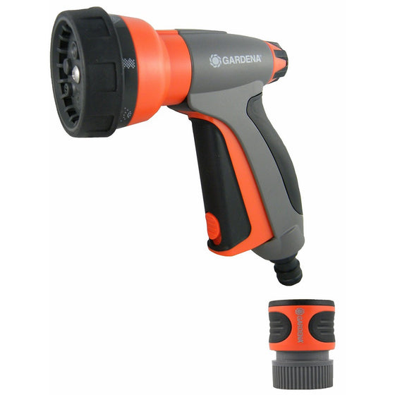 Gardena Metal Multi-Purpose 7-in-1 Spray Gun with Built in Flow Control