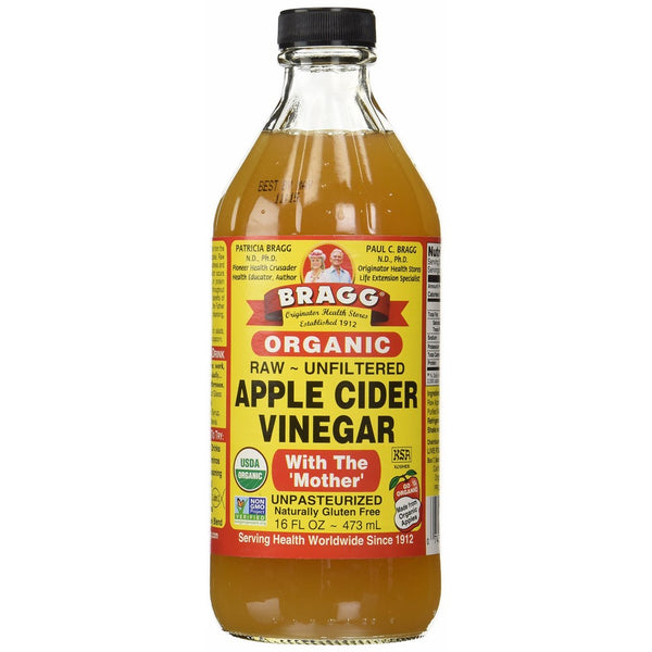 Bragg Organic Raw Apple Cider Vinegar, 16 Ounce (1 pack)