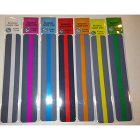 Guided Reading Strips Asst. Set of 7 (Colored Overlays)