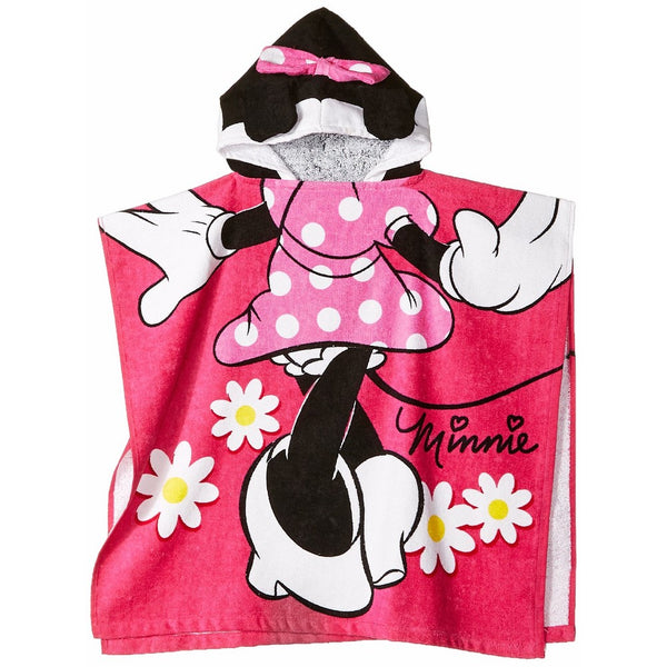 Disney Minnie Mouse 22" x 22" Hooded Poncho Bath/Beach Towel