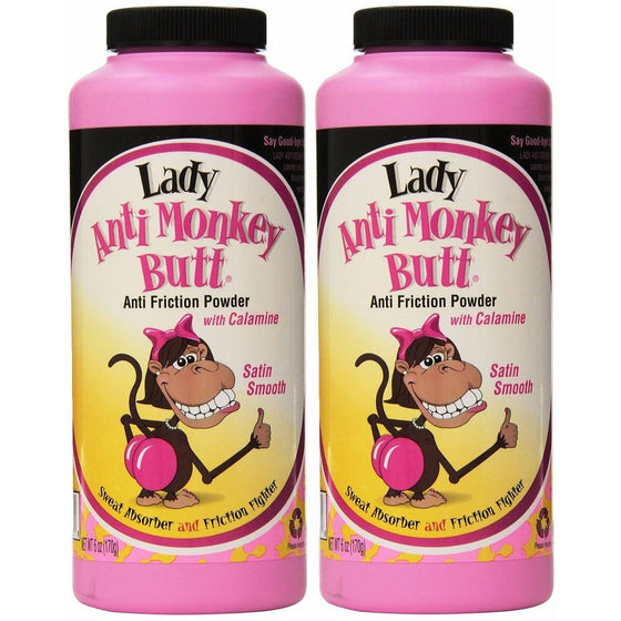 Anti Monkey Butt Lady Powder, 2 Count