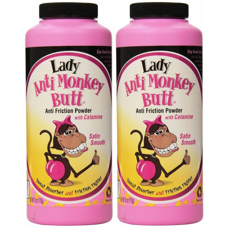 Anti Monkey Butt Lady Powder, 2 Count