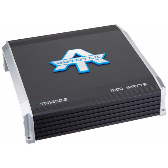 AutoTek 1250.2 Ta Series 2-channel Class Ab Amp (1,200 W)