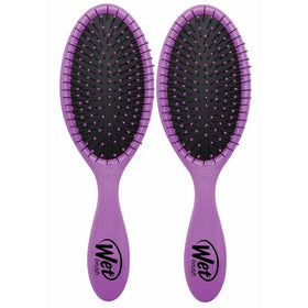 Wet Brush 2 Piece Original Detangler Hair Brush, Purple