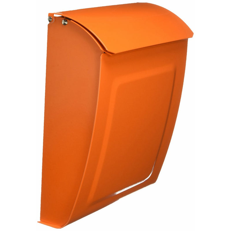 Architectural Mailboxes 2594O Aspen Locking Wall Mount Mailbox Orange Aspen Locking Wall Mount Mailbox, Small