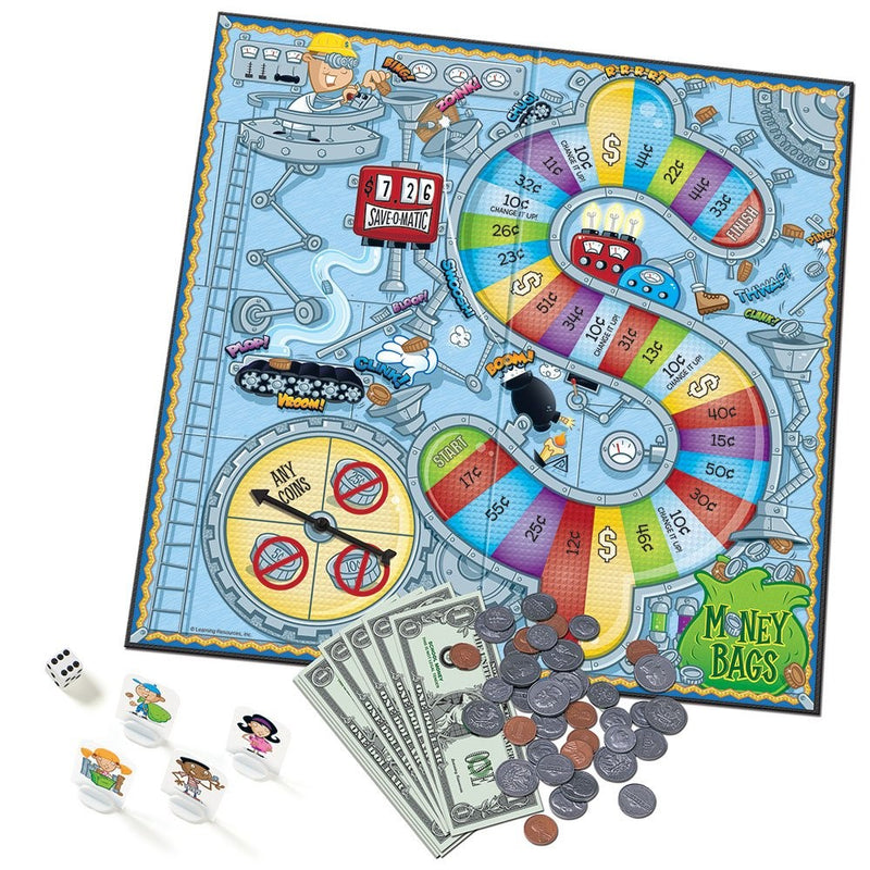 Learning Resources Money Bags Coin Value Game