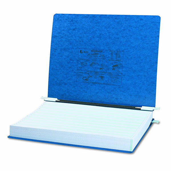 Acco Wilson Jones Presstex Data Binder w/Storage Hooks, 11" x 14.86", Dark Blue