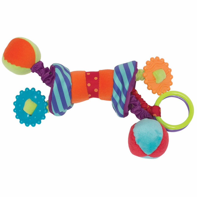Manhattan Toy Ziggles Rattle and Teether Developmental Toy
