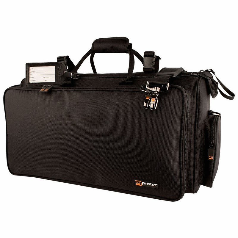 Protec Triple Horn Gig Bag with Removable Mute Storage Bag - Gold Series, Model C248