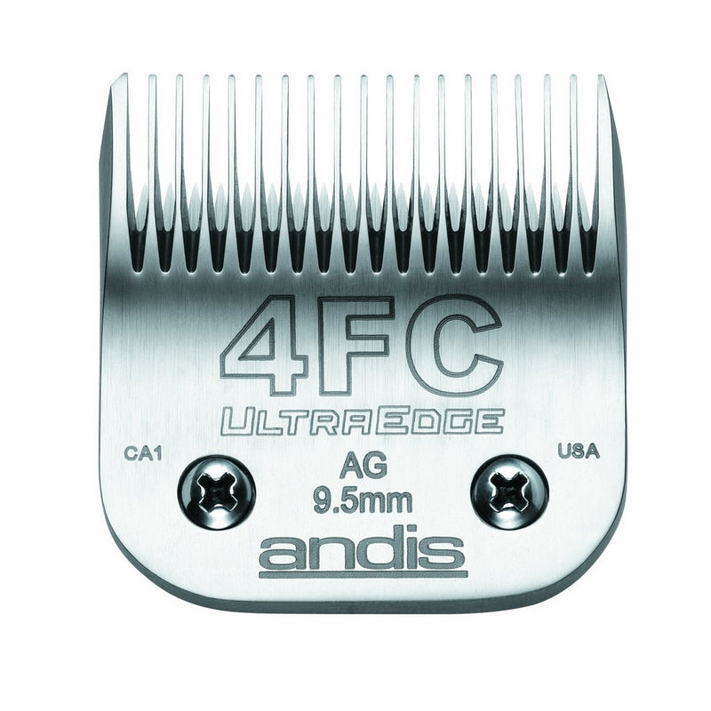 Andis Carbon-Infused Steel UltraEdge Dog Clipper Blade, Size-4 FC, 3/8-Inch Cut Length (64123)