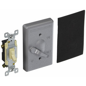 Hubbell-Bell 5141-0 Single Gang Weatherproof Switch Cover