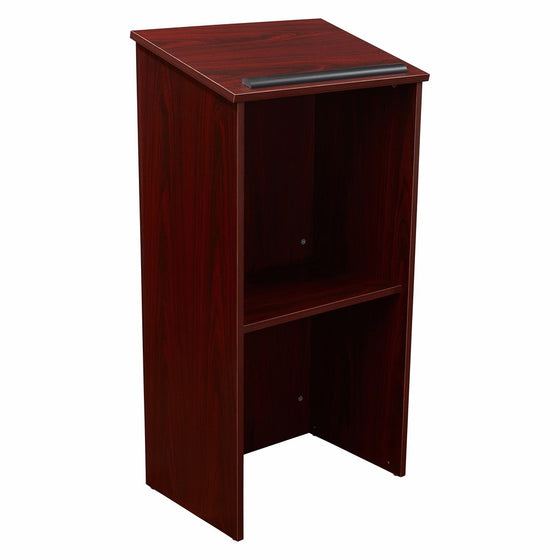 Oklahoma Sound 222-MY Full Floor Lectern, 23" Width x 46-1/2" Height x 16" Depth, Mahogany