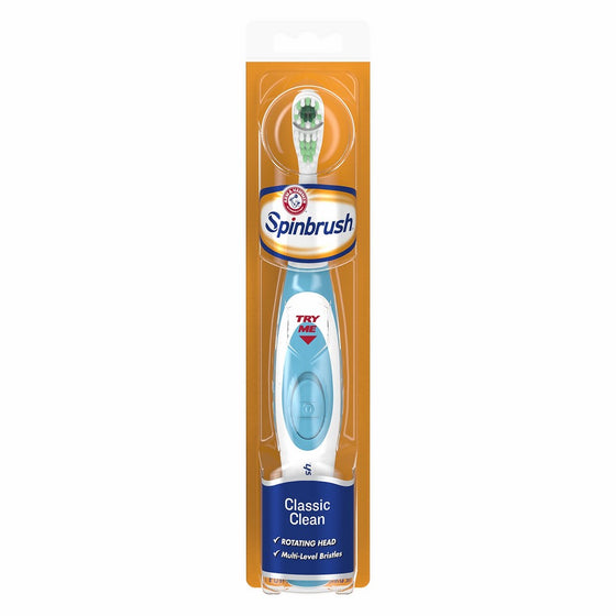 ARM & HAMMER Spinbrush Classic Clean Battery Toothbrush