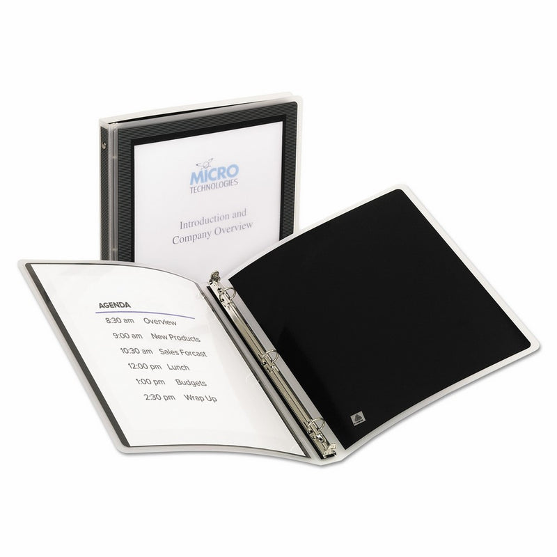 Avery Flexi-View 0.5 Inch Binder, Black, 1 Binder (15767)