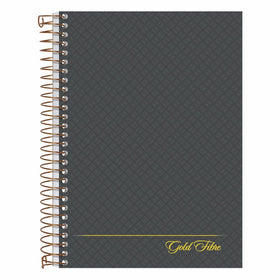 Ampad 20-803R, Gold Fibre Notebook, Medium Ruling, 7X5 Inches, Grey Cover, 100 Sheets